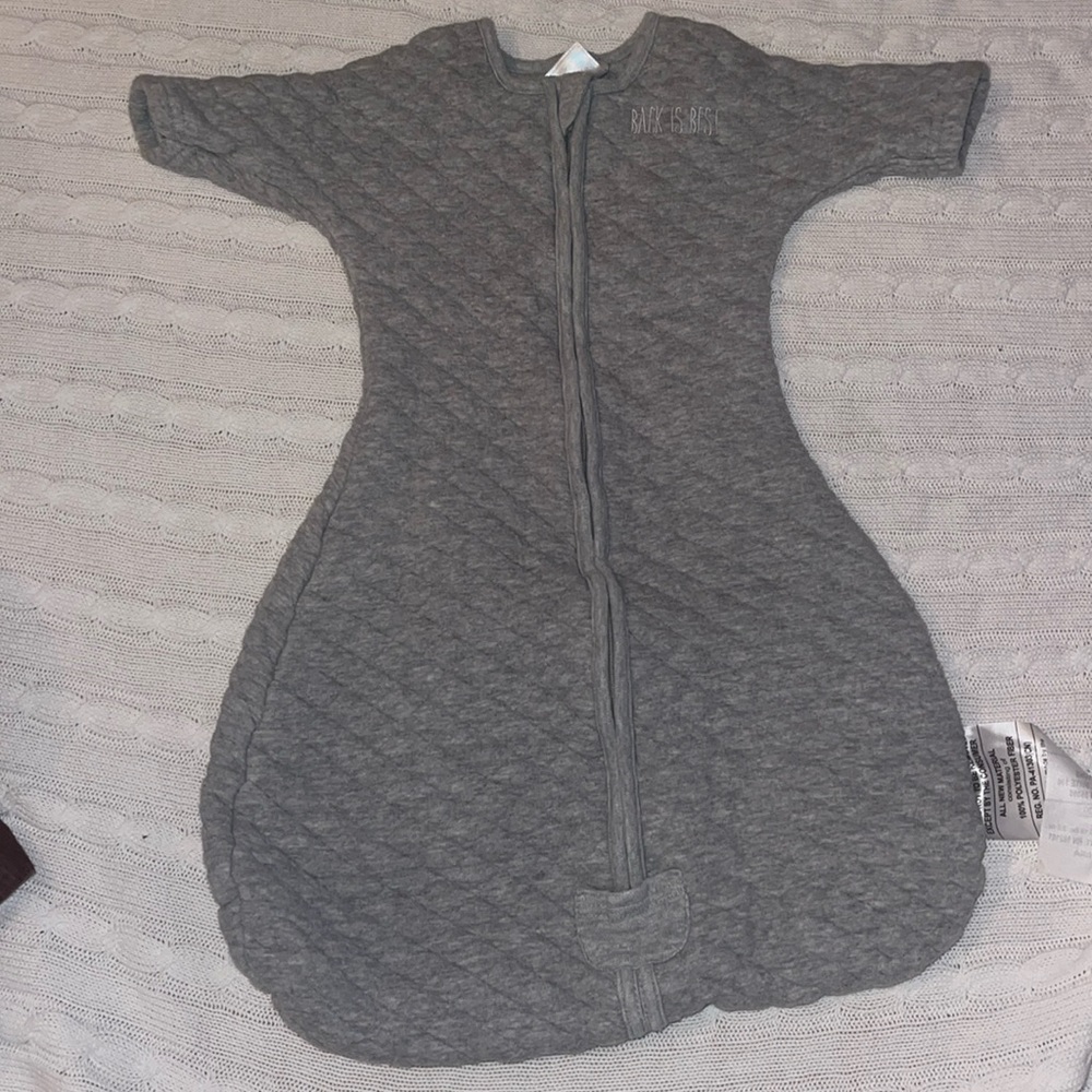 Halo sleep sack sleepsack easy transition small 13 to 20 pounds gray quilted